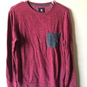 Burgundy quicksilver long sleeve